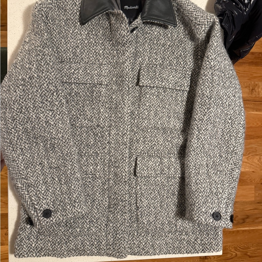 Madewell Wool Blend Flap Pocket Field Jacket - Picture 6 of 10